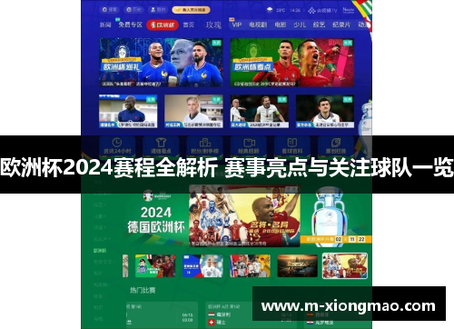 欧洲杯2024赛程全解析 赛事亮点与关注球队一览