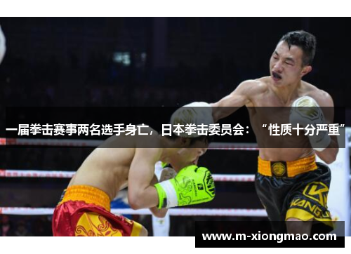 一届拳击赛事两名选手身亡，日本拳击委员会：“性质十分严重”